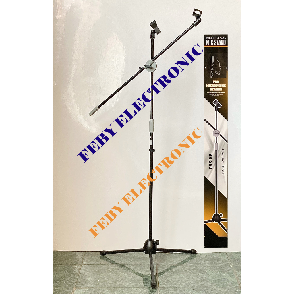 STAND MICROPHONE BMA SR 350 STAND MIC TRIPOD MIC LANTAI