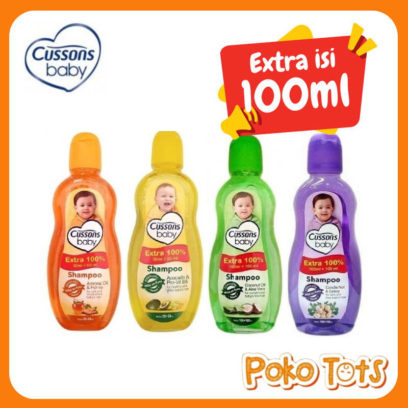 BONUS ISI Cussons Baby Shampoo 100ml EXTRA 100ml Shampo Bayi WHS