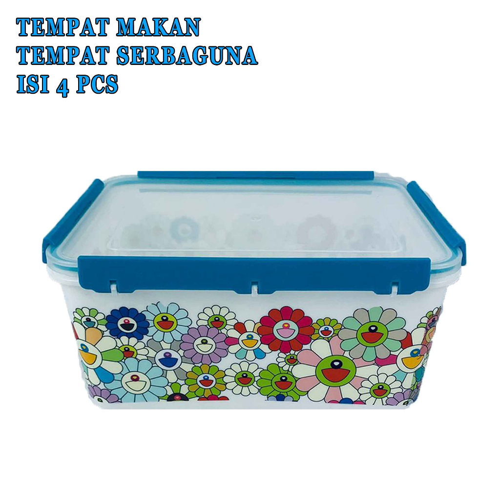 Tempat makan 3 warna* Tempat makan 4 ukuran* Tempat makan impor