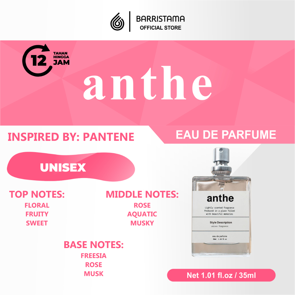 Free 2 Emas dan 2 Parfume- Beka88 Parfume inspired by Pantene-isi 30 ml inspired parfume