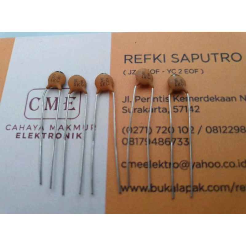 CAPACITOR CERAMIC 5,6pF-1KV