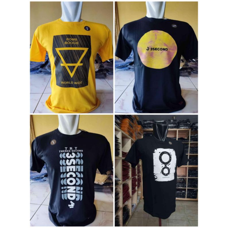 Baju Murah 100 dapet 4 | bahan katun adem sablon tahan lama