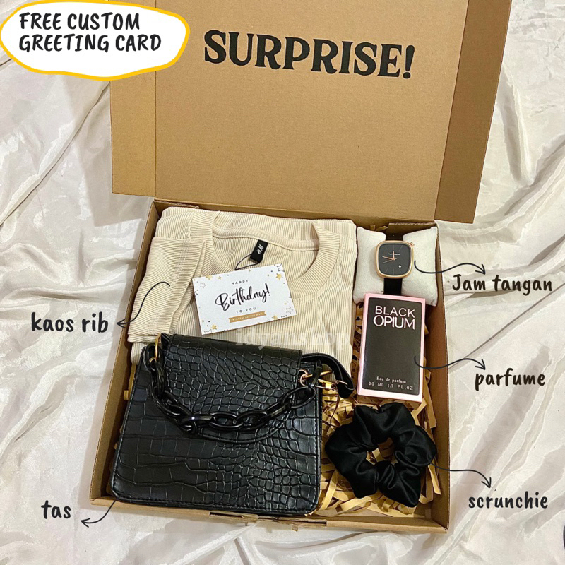 [IDYANS] TAS CROCO MINI HAMPERS GIFTBOX KADO REKOMENDED TAS BAHU WANITA