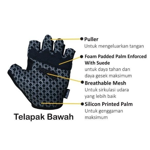 SARUNG TANGAN ZUNA  TRIKORA GLOVES