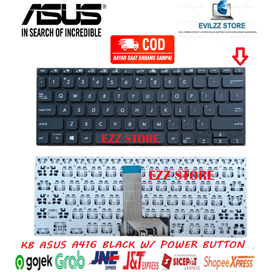 KEYBOARD ASUS A416 A416E A416EA A416EAO A416EP A416EPO A416J A416JA A416JP A416JAO A416K A416KA A416