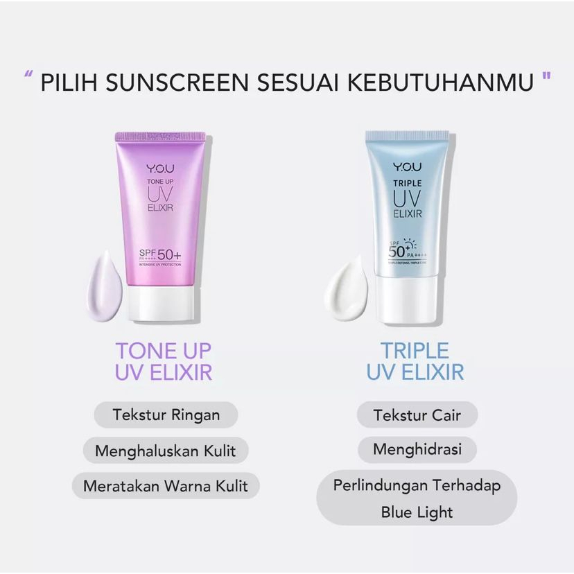 YOU Tone Up UV Elixir Hyaluronic Acid SPF 50+ PA++++