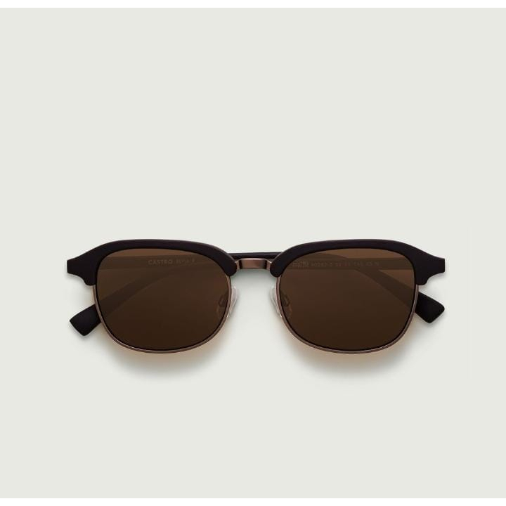 SUNNIES STUDIOS CASTRO SEPIA SUNGLASSES