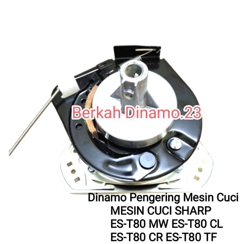 Dinamo Spin Pengering Mesin Cuci SHARP ES-T80MW / ES-T80CL / ES-T80CR / ES-T80TF Motor Spin Pengering Sharp 2 Tabung Est80