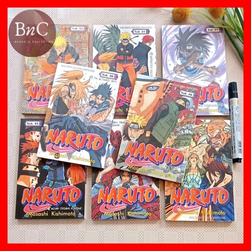 komik NARUTO Boruto bekas