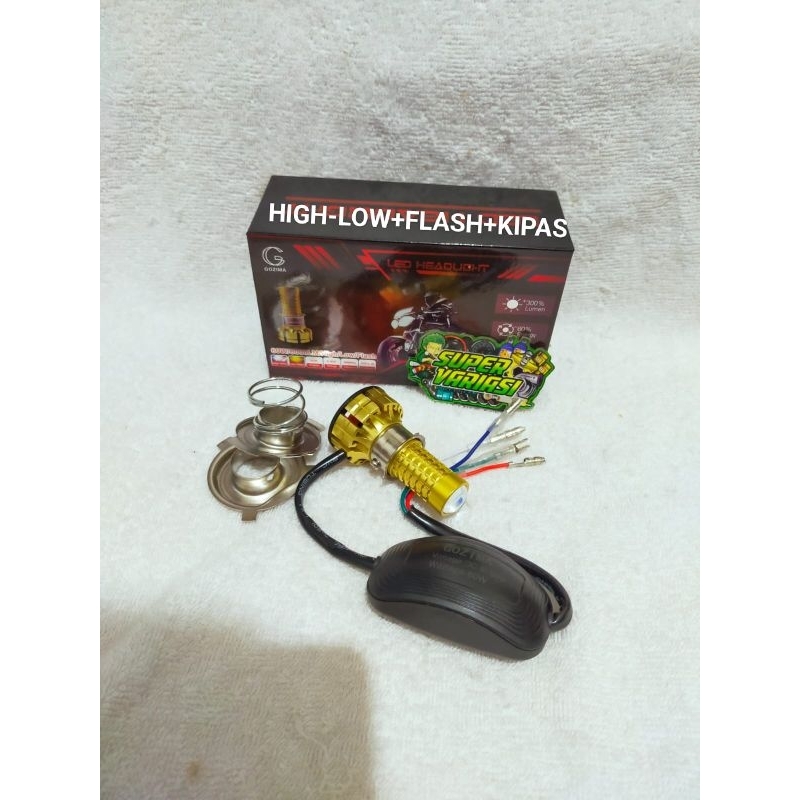 lampu depan hi low kipas lampu depan led hi low kipas lampu depan hi low beat vario mio jupiter satr