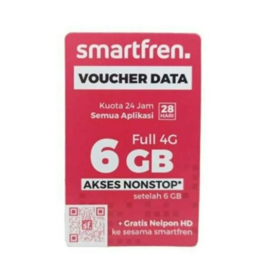 VOUCHER SMARTFREN 6GB NONSTOP