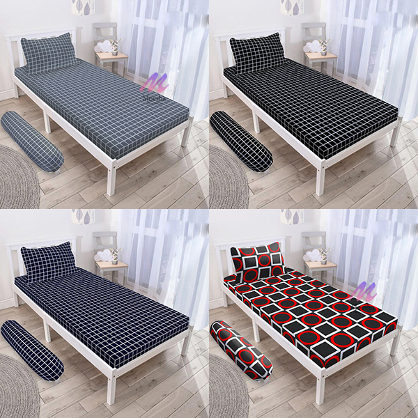 Sprei 120x200 Single Aesthetic Ukuran No 3 Bahan Katun Adem Dan Lembut
