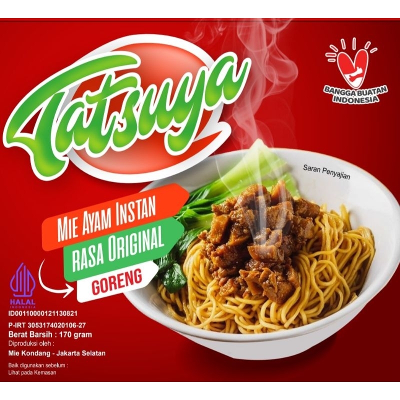 

MIE AYAM TANPA BAHAN PENGAWET ,HALAL ISI 165Gr KOMPLIT