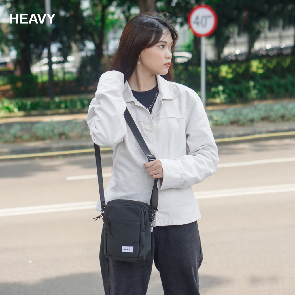 Tas Selempang Slingbag Pria | Heavy Rush Bag | Tas Selempang Bahu Pria Heavy Premium Waterproof