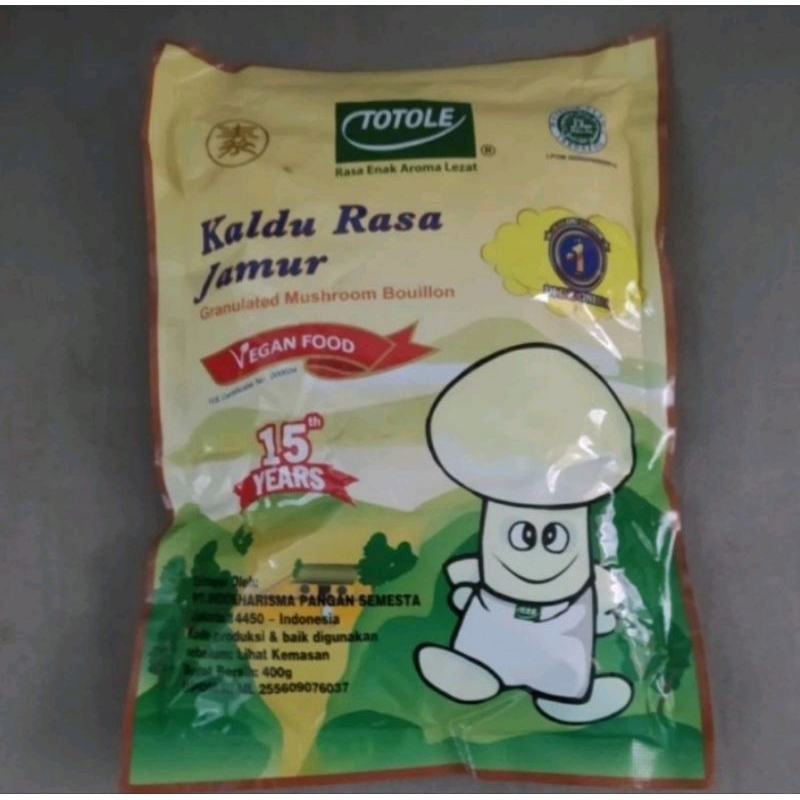 

totole kaldu penyedap rasa jamur 400gr