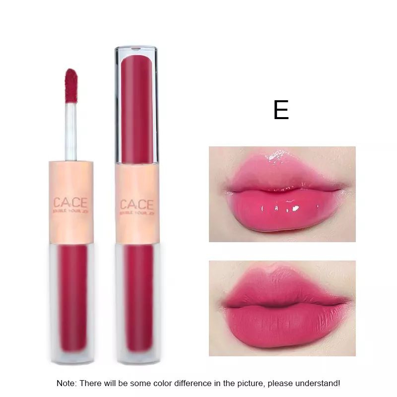 ♥️G.A.SHOP♥️ CACE LIPSTIK 2IN1 / LIPCREAM LIPGLOSS 2IN1