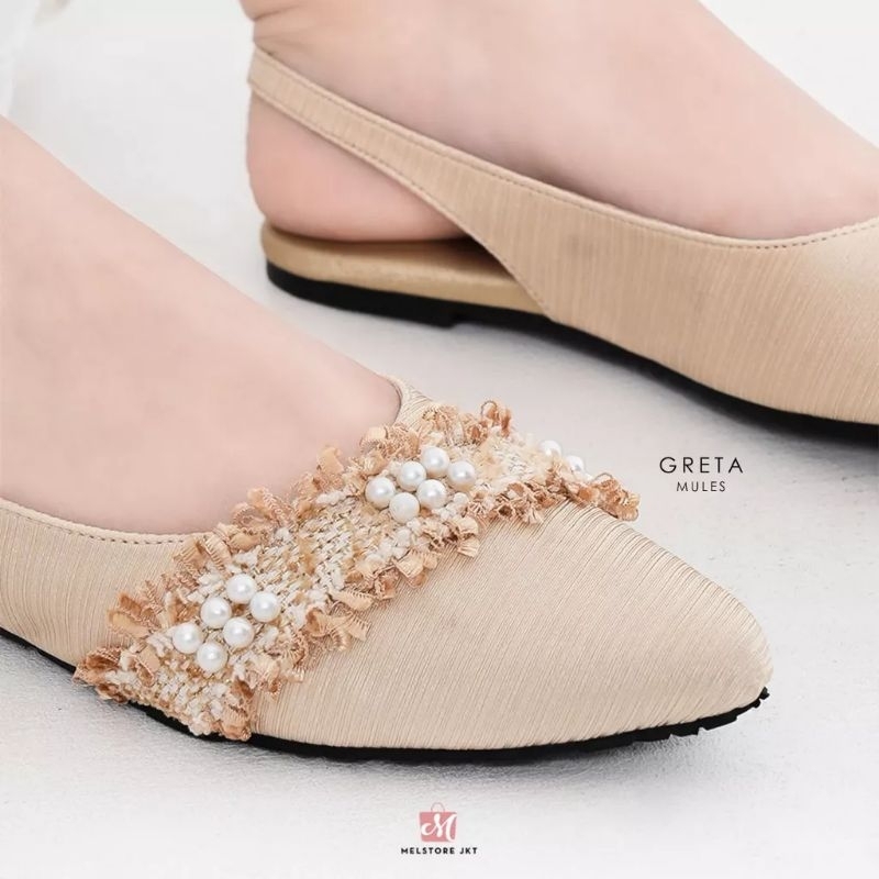 Damelia Greta Mules Wanita