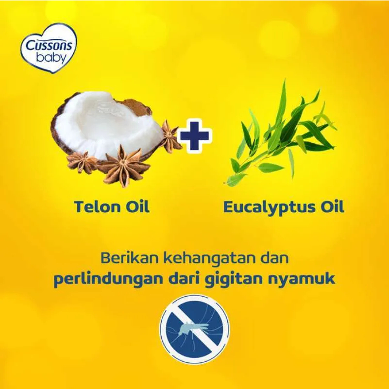 [BPOM] Cussons Baby Telon Oil PLUS 60ml / Minyak Telon Cussons / Minyak Telon Bayi / MY MOM