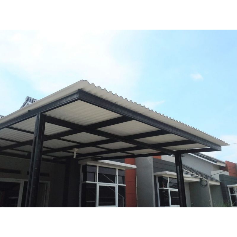 kanopi atap rooftop upvc garansi