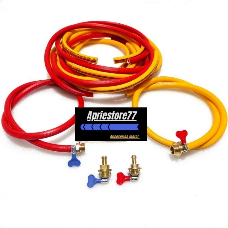 (COD) SELANG HAWA TUTUP OLI HAWA RACING TUTUP OLI HAWA SELANG 1METER