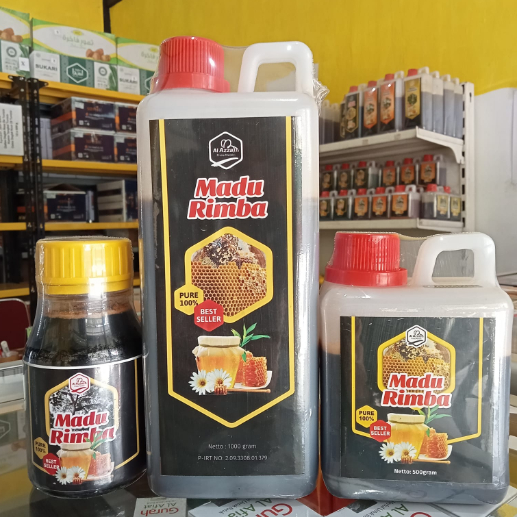 

Raw Honey Madu Hutan Rimba Asli Murni Al Azzam 150 ml | 350 ml | 500 gr | 1kg