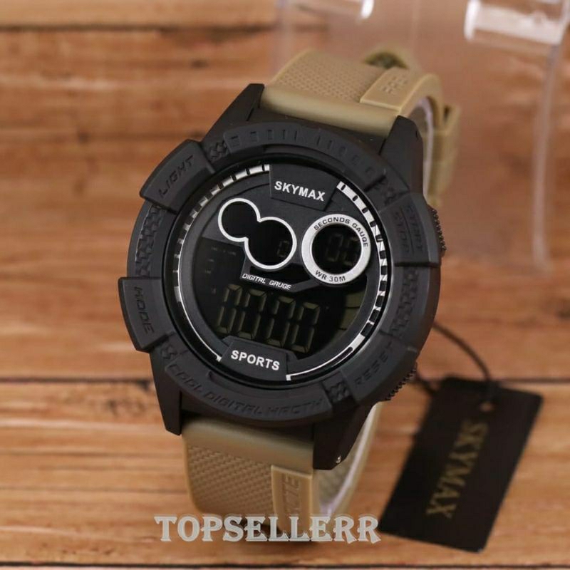 New Sale! Jam Tangan Skymax 1810 Digital Terbaru Bahan Halus Kasual Rubber