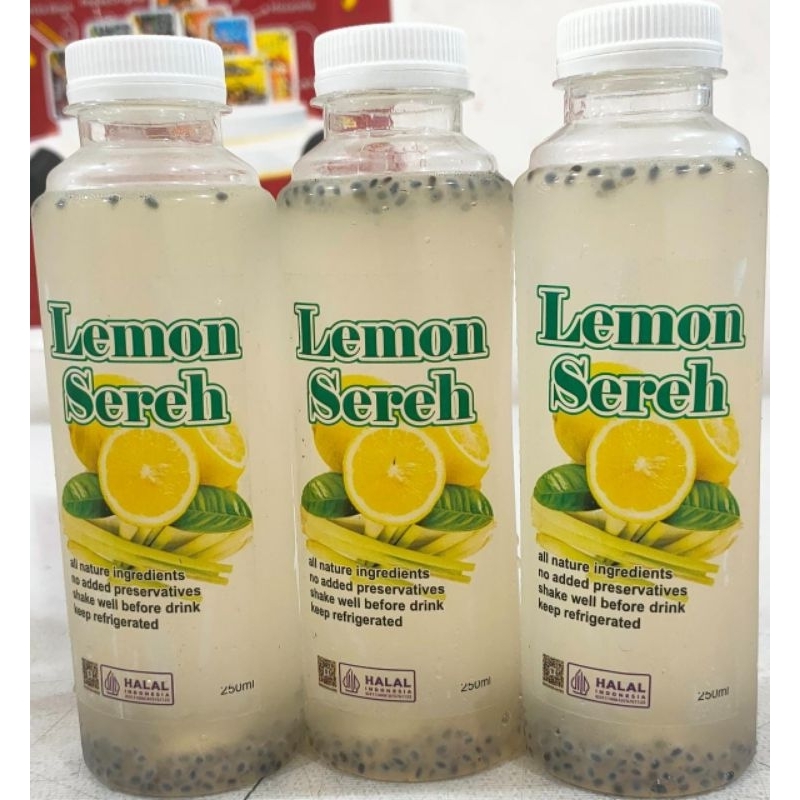 

LEMON GRASS LEMON SEREH BIJI SELASIH FRESH DRINKS