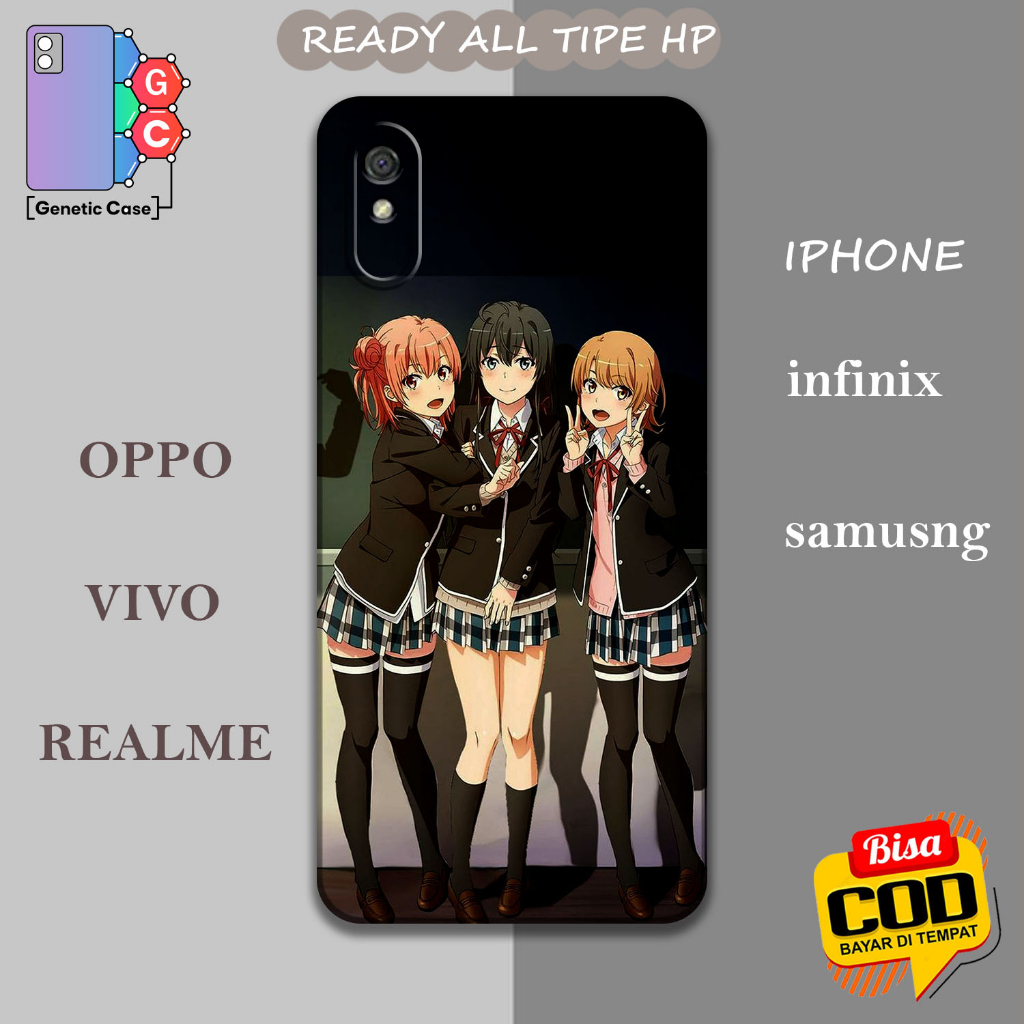 Casing Case ANIME GIRL- Casing Semua tipe Hp ( All Type ) - Case Oppo A1K A16 A16E A54 A96 - Case Vi