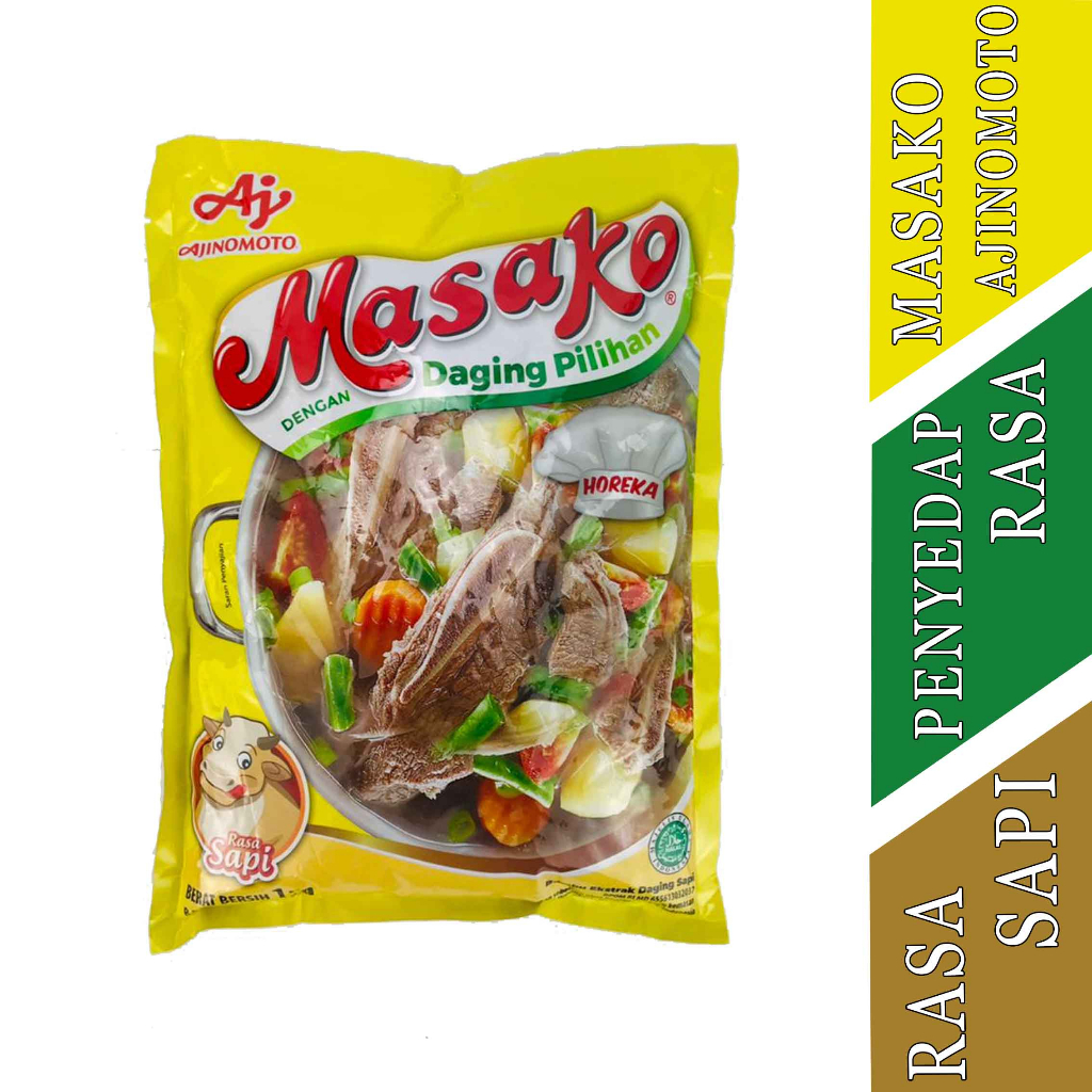 

PENYEDAP RASA- MASAKO PENYEDAP RASA SAPI 1kg