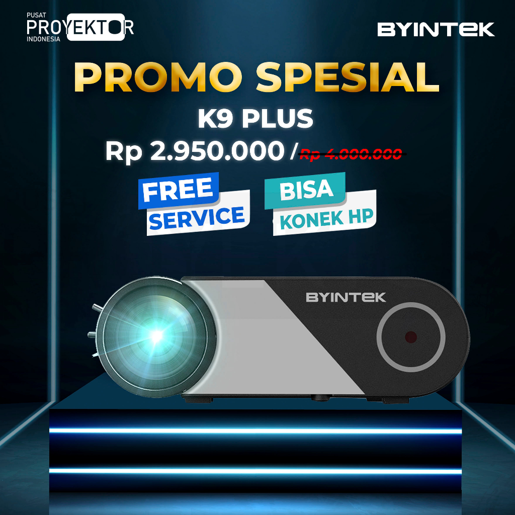 Pusat Proyektor Indonesia - Byintek K9 PLUS