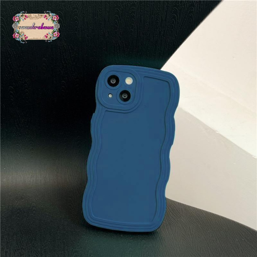 CASE SOFTCASE SILIKON GELOMBANG WAVY PROCAMERA MACARON OPPO A58 A78 SB5223