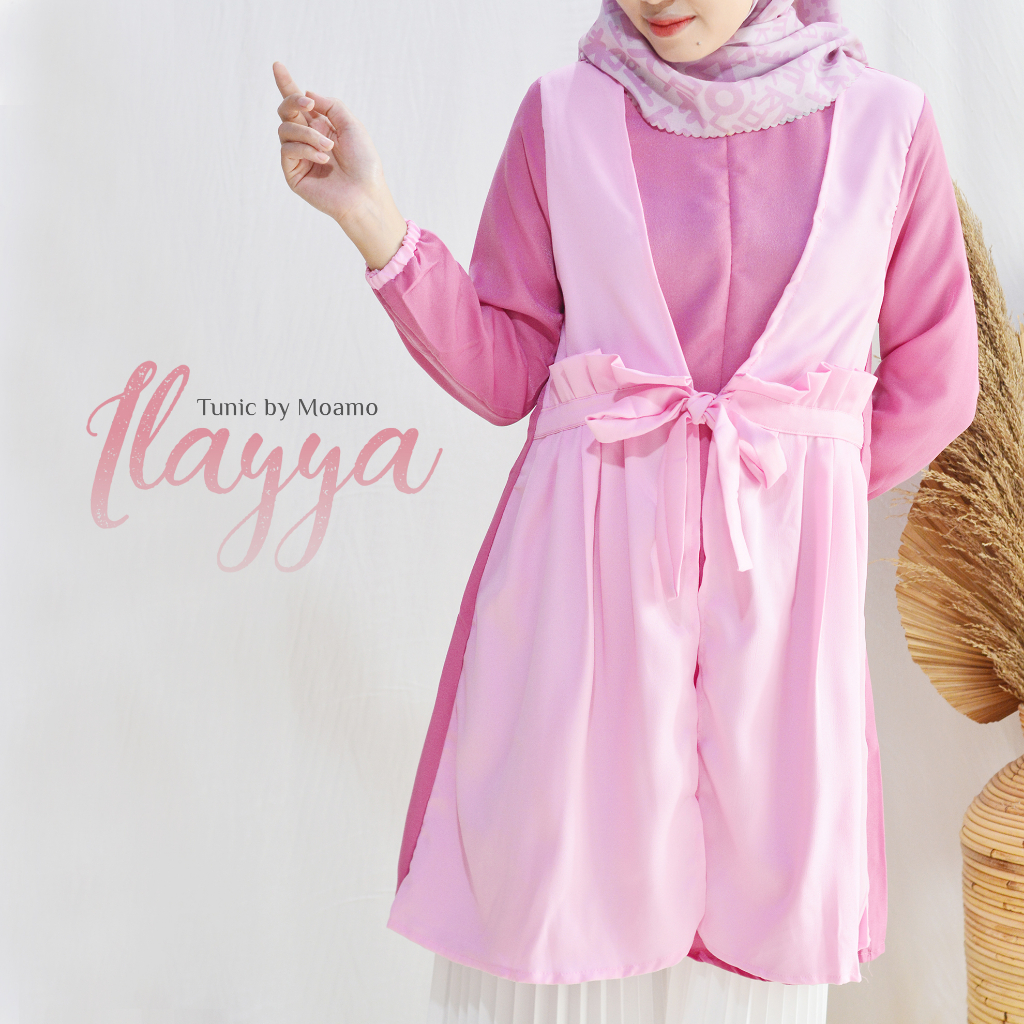 Baju Muslim Tunic Ilayya Series Blouse