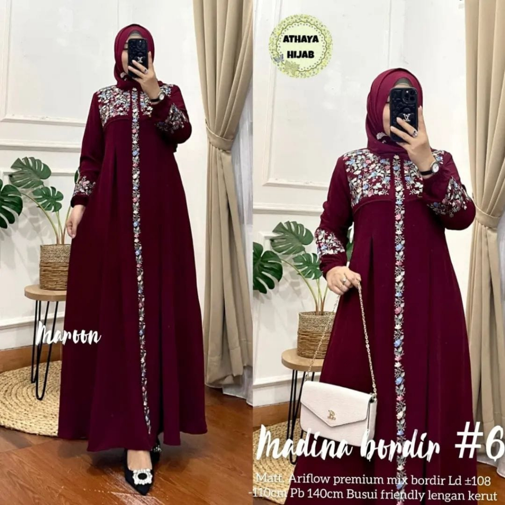 MADINA BORDIR DRESS VOL.6 TERKINI