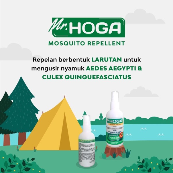 Mr HOGA Mosquito Repellent Spray - Spray Anti Nyamuk 80ml