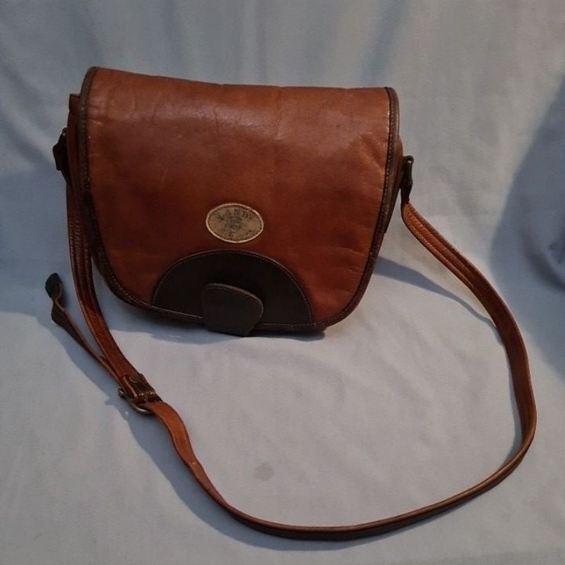 LEATHER BAG LAN* VINTAGE