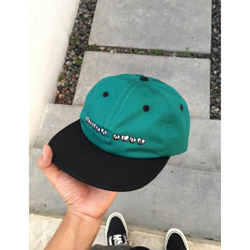 Topi Based Club hijau tosca