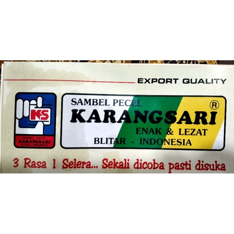 

sambel pecel karangsari Blitar 1kg