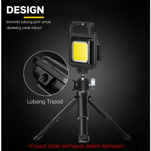 Lampu Senter Untuk Camping Multifungsi / Serbaguna Senter Mini