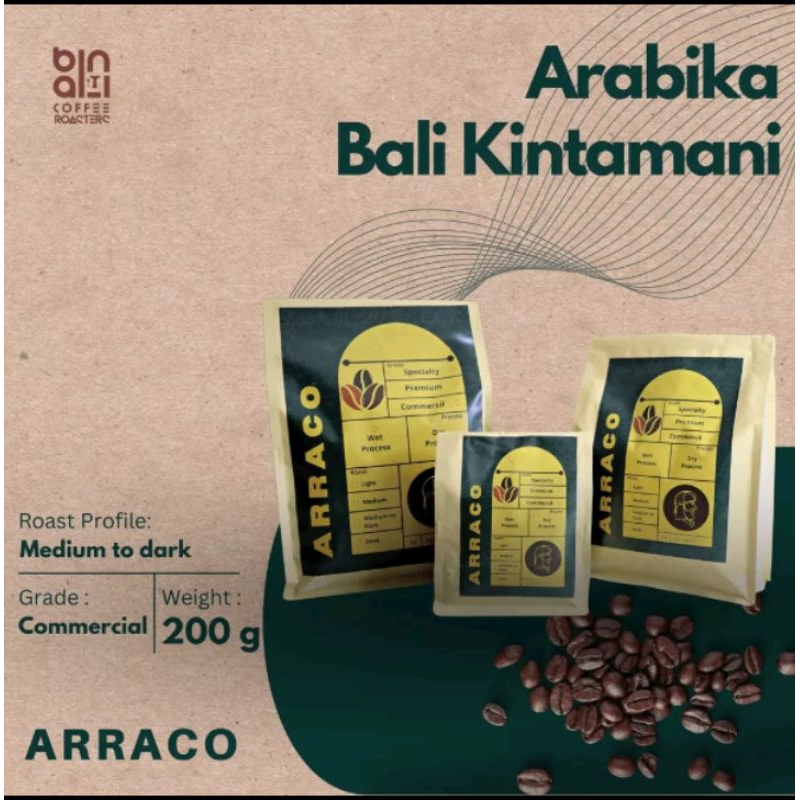 

Kopi Arabica Bali Kintamani 200 GR /Arraco Kopi