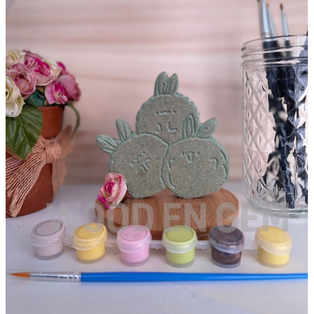 

DIY Wood Character Painting Kit Mewarnai Melukis Mainan Edukatif Anak Hampers Souvenir Kayu Karakter Shrimp Ball | Woodengem