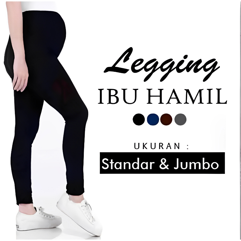 Legging Panjang Import Polos Legging Hamil Premium High Waist Jersey Premium Bisa Cod