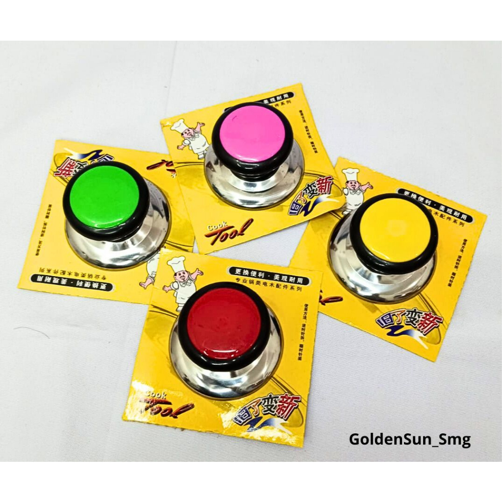PEGANGAN PENTOL TUTUP PANCI STAINLESS/KNOP PANCI/KNOP PENTOLAN PANCI