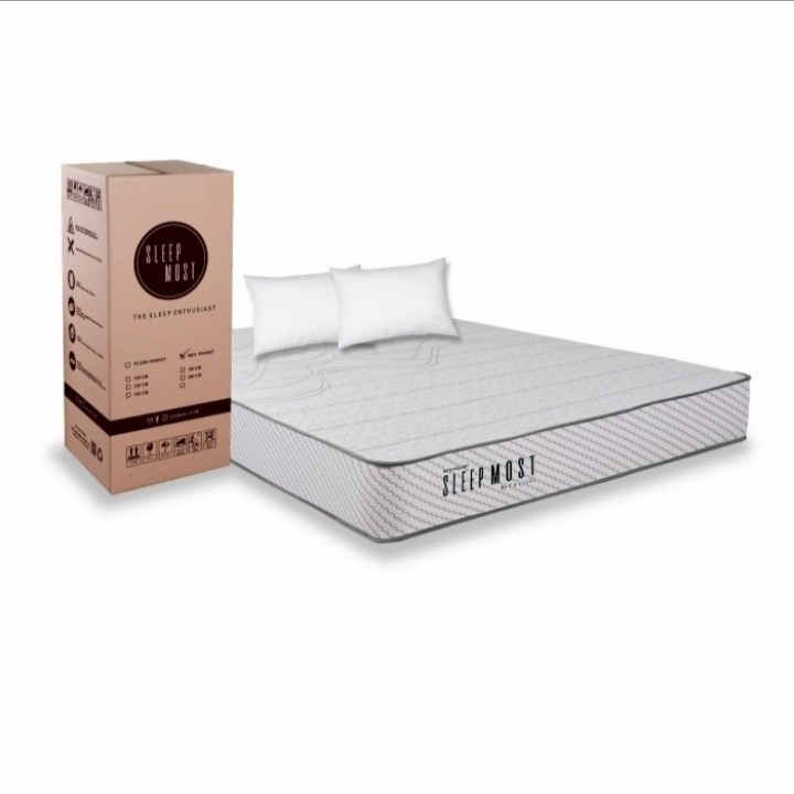 In The Box Springbed Box SleepMost STD Uk 200-120 X 200 Free Bantal