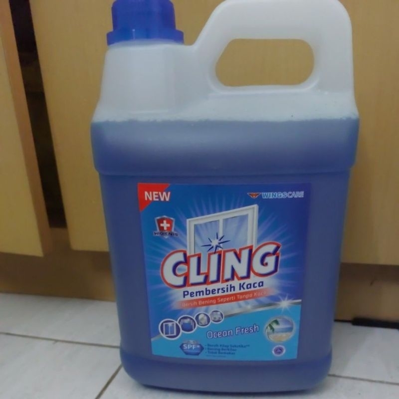 Cling pembersih kaca 4L Ocean fresh
