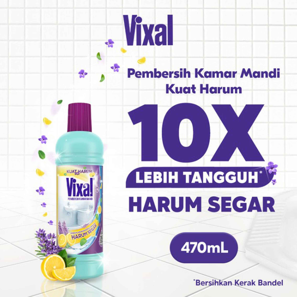 VIXAL PEMBERSIH KAMAR MANDI EKSTRA KUAT 750ML