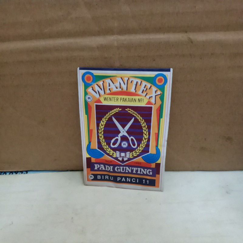 Wantex Padi Gunting Biru Panci 11 / Pewarna Textile