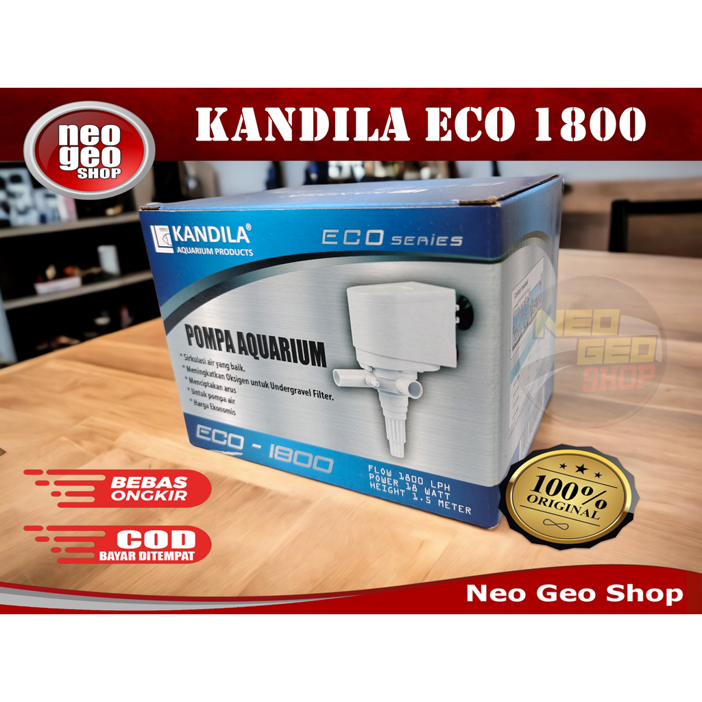 KANDILA ECO 1800 Pompa Air Celup Aquarium Ikan Hias Power Head ECO1800