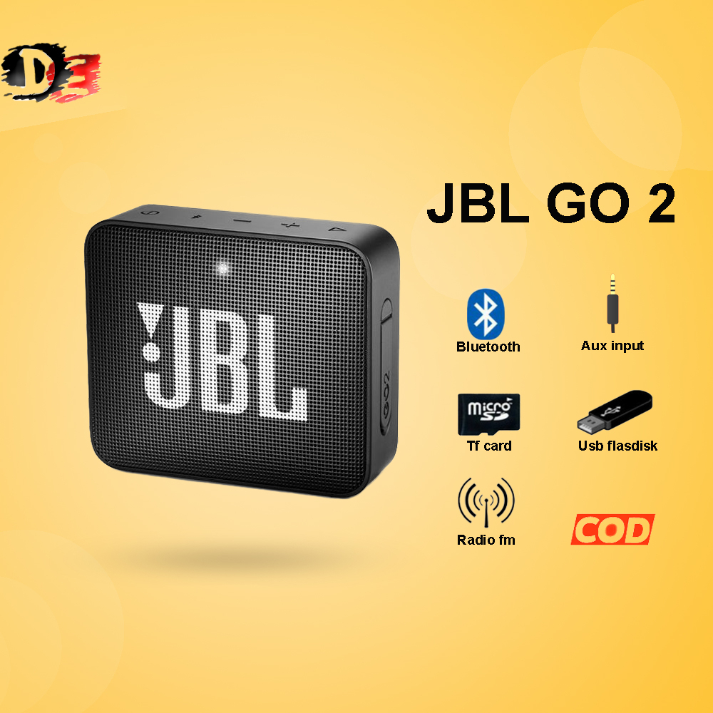 [✅ TERBARU 2023] Speaker Bluetooth JBL GO2 | Music Box Portable Wirelles | Bluetooth MP3 Player By Sbarda Tech Officiall