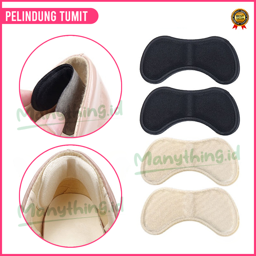 Insole Sepatu Sticker Bantalan Pelindung Tumit Pad Heel Stickers SEPASANG 2 PCS