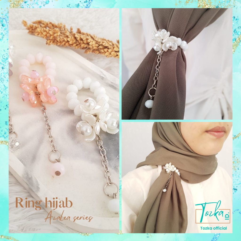 TOZKA I Ring hijab azalea series I Cincin hijab